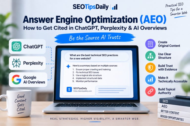 Answer Engine Optimization (AEO) guide for ChatGPT, Perplexity and Google AI Overviews
